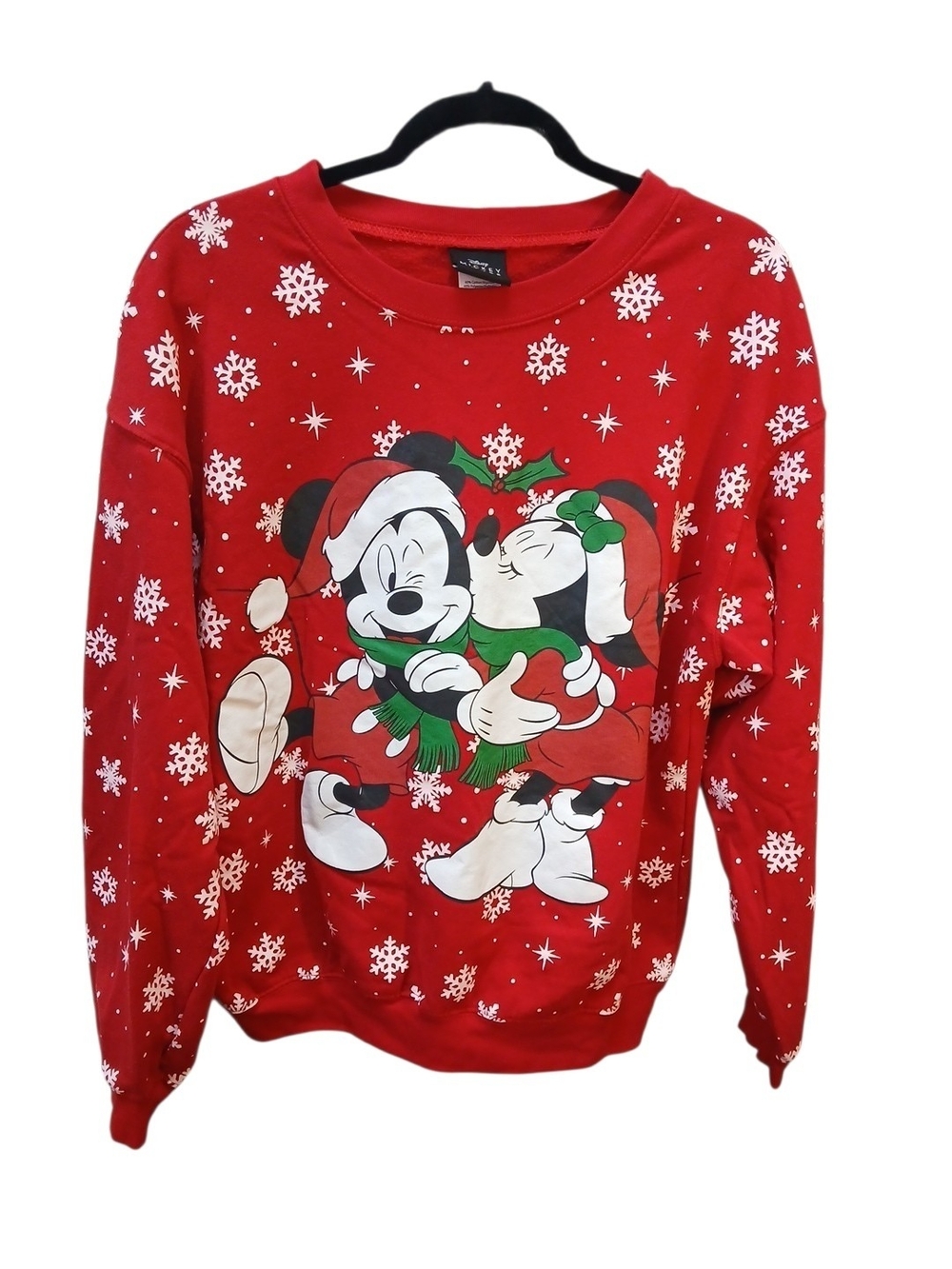 Disney Mickey and Minnie Mouse "Kissmas" Christmas Sweatshirt #242